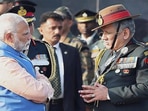 Prime Minister Narendra Modi with then Indian Army Chief General Bipin Rawat Prime Minister Narendra Modi with then Indian Army Chief General Bipin Rawat