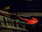 Iceland Volcano: Real molten lava coming from tephra that erupted in 1918 from Katla Volcano.