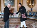 London: Indian High Commissioner to the UK Vikram Doraiswami presents his credentials to King Charles III at Buckingham Palace in London.