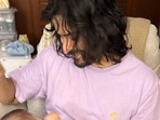 Sonam Kapoor shared an unseen picture of Harshvardhan Kapoor spending time with his nephew Vayu Kapoor Ahuja. Sonam Kapoor shared an unseen picture of Harshvardhan Kapoor spending time with his nephew Vayu Kapoor Ahuja.