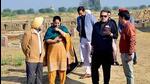 MP Sanjeev Arora at the construction site of civil air terminal at Halwara airport in Ludhiana. (HT PHOTO) MP Sanjeev Arora at the construction site of civil air terminal at Halwara airport in Ludhiana. (HT PHOTO)