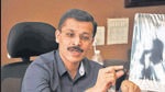 Pune, India - February 8, 2018: Tukaram Mundhe during press conference at PMPML Building, Swargate in Pune, India, on Thursday, February 8, 2018. (HT PHOTO) Pune, India - February 8, 2018: Tukaram Mundhe during press conference at PMPML Building, Swargate in Pune, India, on Thursday, February 8, 2018. (HT PHOTO)