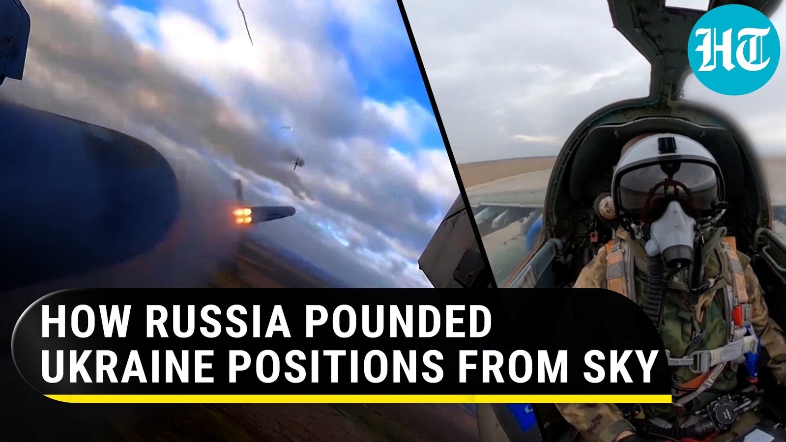 Russia Releases Dramatic Footage Of Su 25s Raining Missiles On Ukraine