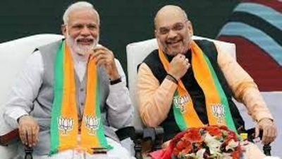 BJP leaders Narendra Modi and Amit Shah. BJP leaders Narendra Modi and Amit Shah.