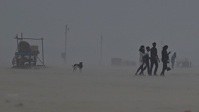 "It is likely to reduce to Light to moderate rainfall at most places with heavy to very heavy rainfall at isolated places likely over north Tamil Nadu on 10th December 2022," added the statement. (AFP)