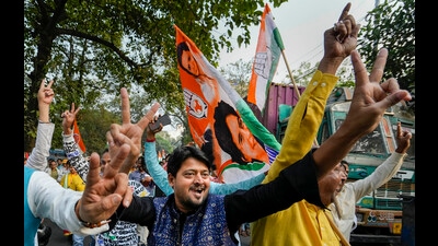 If only postal ballots are taken into account, Congress has a lead in 50 assembly constituencies (ACs) out of 68 in Himachal Pradesh. Even in Gujarat, the Congress lead increases to 27 from its current tally of just 17 in the current assembly. (PTI) If only postal ballots are taken into account, Congress has a lead in 50 assembly constituencies (ACs) out of 68 in Himachal Pradesh. Even in Gujarat, the Congress lead increases to 27 from its current tally of just 17 in the current assembly. (PTI)