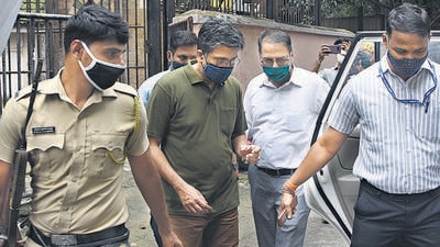 Mumbai, India-July 29, 2020: Professor Hany Babu from Delhi University was arrested and produced in NIA court. He was arrested in connection with Bhima Koregaon Elgar Parishad issue. NIA got the custody of Professor Hany Babu till 4th August 2020 in Mumbai, India, on Wednesday, July 29, 2020. (Photo by Bhushan Koyande/ HT Photo) (HT PHOTO) Mumbai, India-July 29, 2020: Professor Hany Babu from Delhi University was arrested and produced in NIA court. He was arrested in connection with Bhima Koregaon Elgar Parishad issue. NIA got the custody of Professor Hany Babu till 4th August 2020 in Mumbai, India, on Wednesday, July 29, 2020. (Photo by Bhushan Koyande/ HT Photo) (HT PHOTO)