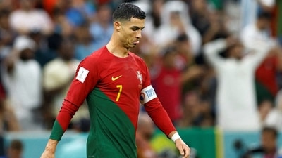 Ronaldo's 31-match streak came to an end after the former Manchester United star didn't start Portugal's first knockout match at the Qatar World Cup (REUTERS)