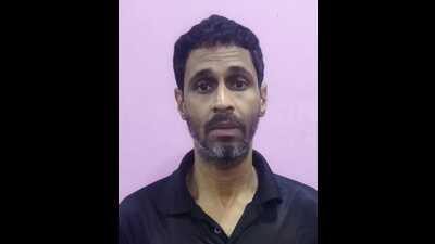 Sachin Kapoor who allegedly killed his mother during an argument over a property dispute on Tuesday. (HT Photo) Sachin Kapoor who allegedly killed his mother during an argument over a property dispute on Tuesday. (HT Photo)