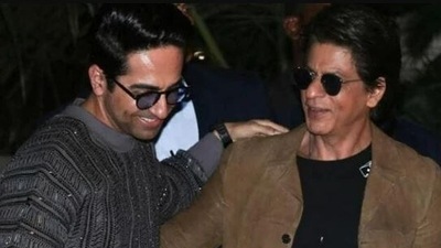 Ayushmann Khurrana has called himself a ‘huge fan’ of Shah Rukh Khan.