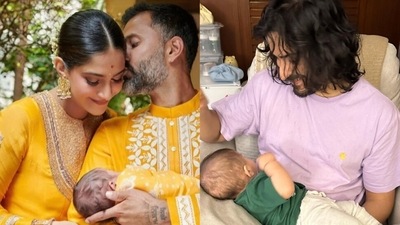 Sonam Kapoor shared an unseen picture of Harshvardhan Kapoor spending time with his nephew Vayu Kapoor Ahuja. Sonam Kapoor shared an unseen picture of Harshvardhan Kapoor spending time with his nephew Vayu Kapoor Ahuja.