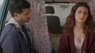Tahir Raj Bhasin and Fatima Sana Shaikh in a still from the music video Taj. Tahir Raj Bhasin and Fatima Sana Shaikh in a still from the music video Taj.