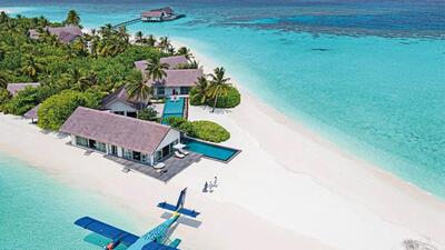 The Four Seasons private island has just seven self contained villas; the catch is that you have to book the whole island The Four Seasons private island has just seven self contained villas; the catch is that you have to book the whole island