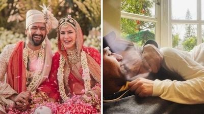 Vicky Kaushal and Katrina Kaif completed one year of their marriage. Vicky Kaushal and Katrina Kaif completed one year of their marriage.