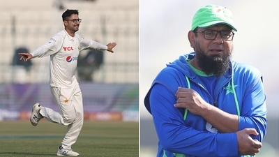 Abrar Ahmed as 6 years old when Virender Sehwag took Saqlain Mushtaq to the cleaners in the 2004 Multan Test (Getty Images)
