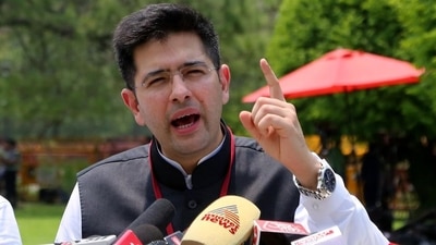 Aam Aadmi Party (AAP) Rajya Sabha MP Raghav Chadha (File) Aam Aadmi Party (AAP) Rajya Sabha MP Raghav Chadha (File)