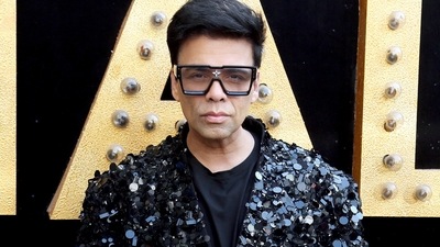 Karan Johar poses for pictures during the promotion of the reality show Jhalak Dikhhla Jaa, in Mumbai. (ANI Photo) (Sunil Khandare) Karan Johar poses for pictures during the promotion of the reality show Jhalak Dikhhla Jaa, in Mumbai. (ANI Photo) (Sunil Khandare)