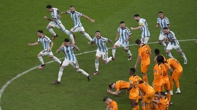 Argentina will play Croatia in the semifinals on Tuesday (AP) Argentina will play Croatia in the semifinals on Tuesday (AP)