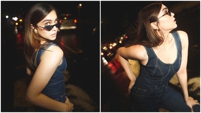 Sharvari Wagh's sartorial statements have captured a large online fan base, and rightfully so. The star is known for her voguish choices incorporating Gen-Z style trends. From stunning gowns to statement sarees and cut-out dresses, Sharvari's wardrobe has it all. And now, the star is acing the denim trend like a total fashionista. We love the style moment. (Instagram) Sharvari Wagh's sartorial statements have captured a large online fan base, and rightfully so. The star is known for her voguish choices incorporating Gen-Z style trends. From stunning gowns to statement sarees and cut-out dresses, Sharvari's wardrobe has it all. And now, the star is acing the denim trend like a total fashionista. We love the style moment. (Instagram)