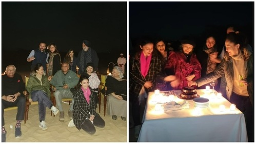 Sharmila Tagore celebrates birthday in Jaisalmer. Sharmila Tagore celebrates birthday in Jaisalmer.