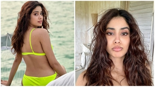 Janhvi Kapoor has shared new pics from Maldives holiday. Janhvi Kapoor has shared new pics from Maldives holiday.