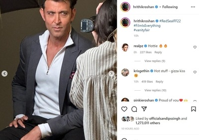 Hrithik Roshan shared his pics from Jeddah. Hrithik Roshan shared his pics from Jeddah.