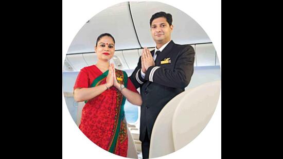 Air india air hostess photos Stock Photos - Page 1 : Masterfile