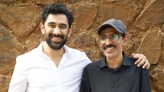 Actor Amit Sadh with his chauffeur-turned-manager Imran Bhai. 