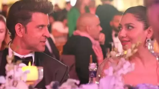 Hrithik Roshan and Pakistani actor Mahira Khan at the Red Sea International Film Festival.