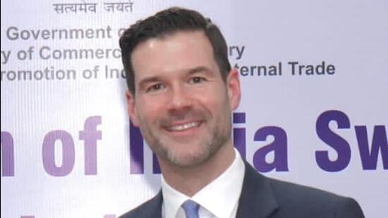 Swedish foreign trade minister Johan Forssell (ANI)
