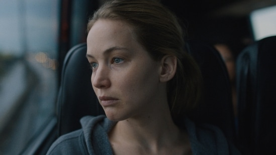 Jennifer Lawrence in a still from her new film Causeway.