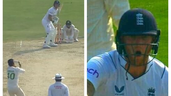 Ben Stokes was shocked by Abrar's delivery