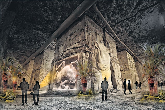 A projection of what the underground displays at Eden Portland will look like. A projection of what the underground displays at Eden Portland will look like.