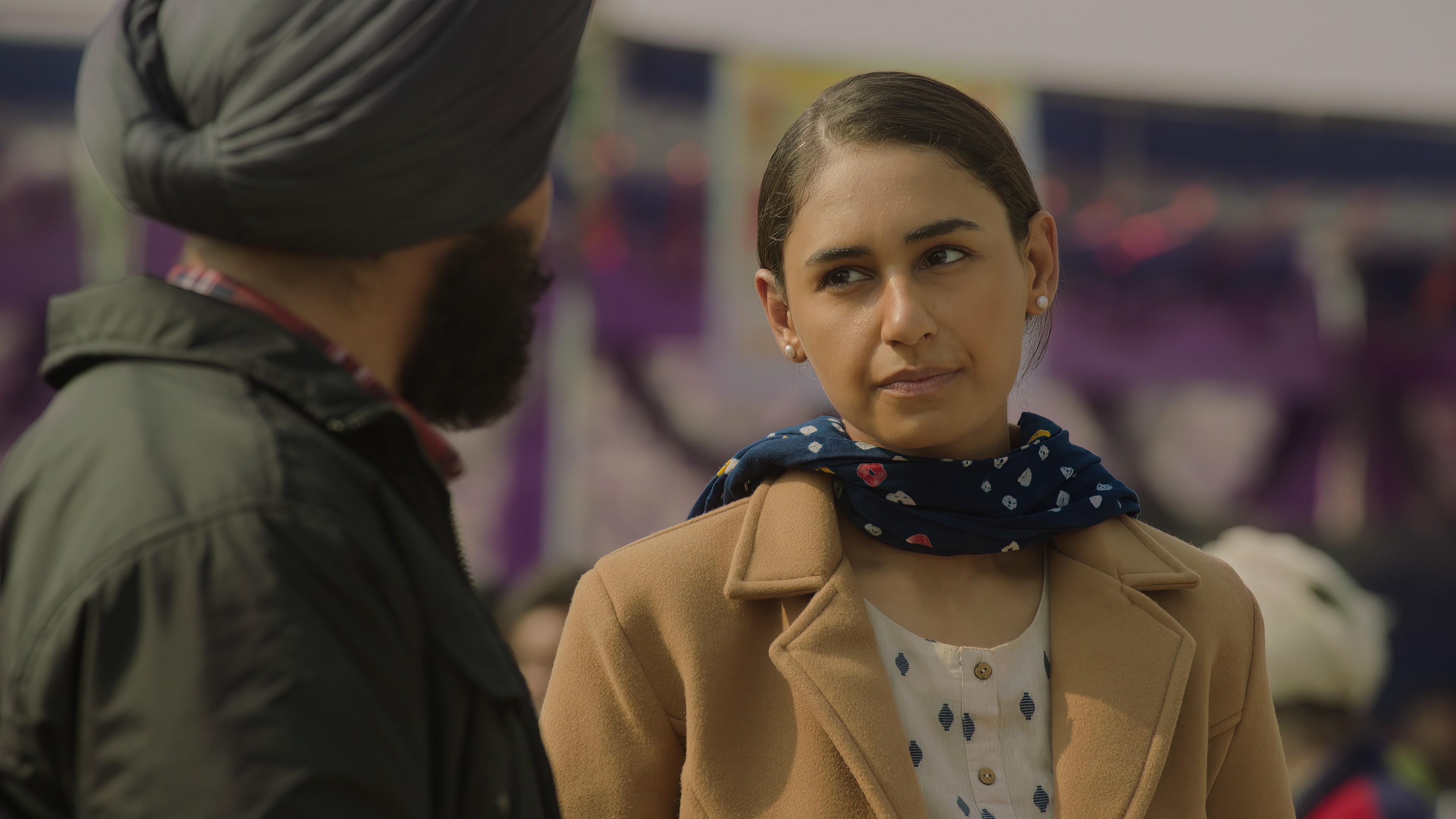 Hasleen Kaur in a still from Netflix's Cat.