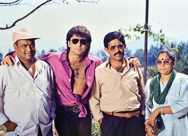 Kamal posing for a picture while shooting for Rock Dancer Kamal posing for a picture while shooting for Rock Dancer