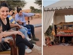 Kareena Kapoor, Taimur Ali Khan, Jehangir Ali Khan, Soha Ali Khan and Inaaya Naumi Kemmu attend puppet show in Rajasthan. Kareena Kapoor, Taimur Ali Khan, Jehangir Ali Khan, Soha Ali Khan and Inaaya Naumi Kemmu attend puppet show in Rajasthan.