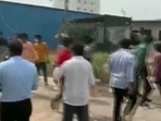 A video was posted by news agency ANI on the mayhem that ensued. A video was posted by news agency ANI on the mayhem that ensued.