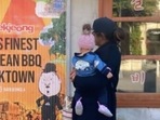 Priyanka Chopra with her daughter Malti Marie Chopra Jonas. Priyanka Chopra with her daughter Malti Marie Chopra Jonas.