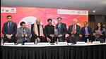An Uttar Pradesh delegation led by state assembly speaker Satish Mahana in Toronto, Canada, where an MoU was signed. (SOURCED IMAGE) An Uttar Pradesh delegation led by state assembly speaker Satish Mahana in Toronto, Canada, where an MoU was signed. (SOURCED IMAGE)