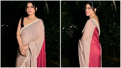 The graceful Kajol has always managed to make heads turn every time she steps out in traditional attire. The actor is currently garnering all the praise for her latest release Salaam Venky which is released on December 9. For the screening of the film, she wore a stunning beige and red saree by Manish Malhotra. (Instagram/@kajol) The graceful Kajol has always managed to make heads turn every time she steps out in traditional attire. The actor is currently garnering all the praise for her latest release Salaam Venky which is released on December 9. For the screening of the film, she wore a stunning beige and red saree by Manish Malhotra. (Instagram/@kajol)
