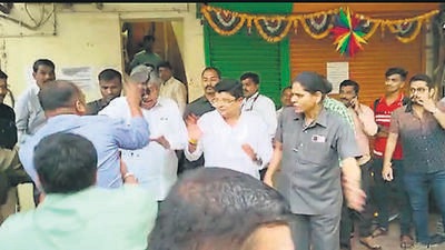 Earlier this week, Patil had courted controversy while speaking in Paithan when he said Babasaheb Ambedkar and Mahatma Phule went to people, and begged to start schools. However, following sharp reactions from various quarters, Patil on Saturday morning apologised for his remarks. (HT PHOTO) Earlier this week, Patil had courted controversy while speaking in Paithan when he said Babasaheb Ambedkar and Mahatma Phule went to people, and begged to start schools. However, following sharp reactions from various quarters, Patil on Saturday morning apologised for his remarks. (HT PHOTO)