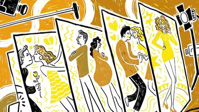 Matchmaking shows combine the pinnacle components on which the reality TV show is predicated: healthy frissons of uncertainty and competition and a feel-good factor for viewers who witness the humiliation and exploitation of its participants (HT Illustration) Matchmaking shows combine the pinnacle components on which the reality TV show is predicated: healthy frissons of uncertainty and competition and a feel-good factor for viewers who witness the humiliation and exploitation of its participants (HT Illustration)