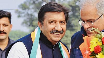 Mukesh Agnihotri has been appointed as Himachal Pradesh deputy chief minister. (Mukesh Agnihotri/Twitter)