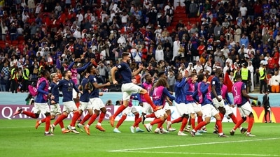 France defeated England to enter the FIFA World Cup 2022 semi-finals. (REUTERS)
