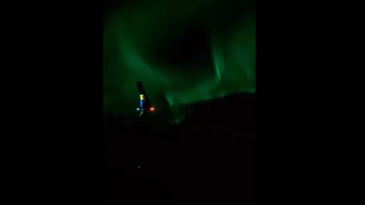 Woman shows aurora borealis (Instagram/@Kyana Sue) Woman shows aurora borealis (Instagram/@Kyana Sue)