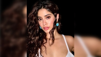 Janhvi Kapoor wore a white ribbed dress featuring a plunging neckline and waist cut-outs. (Instagram/@janhvikapoor) Janhvi Kapoor wore a white ribbed dress featuring a plunging neckline and waist cut-outs. (Instagram/@janhvikapoor)