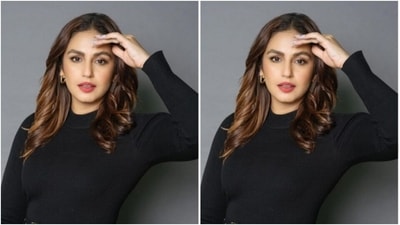 Huma, assisted by makeup artist Krisann Figueiredo, decked up in nude eyeshadow, black eyeliner, mascara-laden eyelashes, contoured cheeks and a shade of red lipstick. (Instagram/@iamhumaq) Huma, assisted by makeup artist Krisann Figueiredo, decked up in nude eyeshadow, black eyeliner, mascara-laden eyelashes, contoured cheeks and a shade of red lipstick. (Instagram/@iamhumaq)