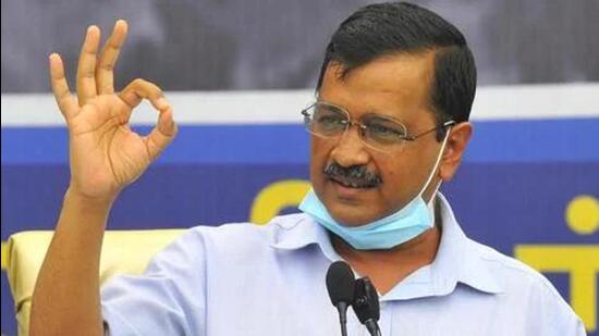Arvind Kejriwal held an interactive session with all 134 newly elected AAP councillors (HT Photo) Arvind Kejriwal held an interactive session with all 134 newly elected AAP councillors (HT Photo)
