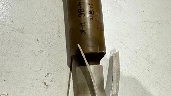 Police station in Punjab attacked with rocket launcher (HT Photo/ Anil Sharma) Police station in Punjab attacked with rocket launcher (HT Photo/ Anil Sharma)