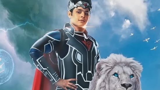 Dev Joshi is famous for portrayal of superhero Baal Veer.(screengrab/ dearMoon Youtube)